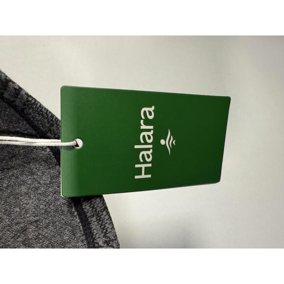 NWT Halara High Waisted 2-in-1 Houndstooth Plaid Mini Skirt Charcoal Black L - Picture 5 of 13